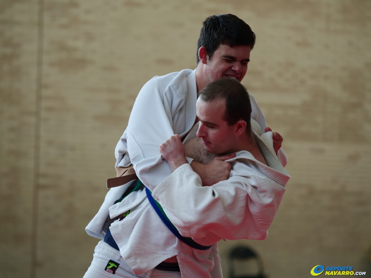 EMOCIÓN Y NERVIOS EN EL I TORNEO NAVARRO DE JUDO ADAPTADO. Pamplona 05-03-23. FOTOS